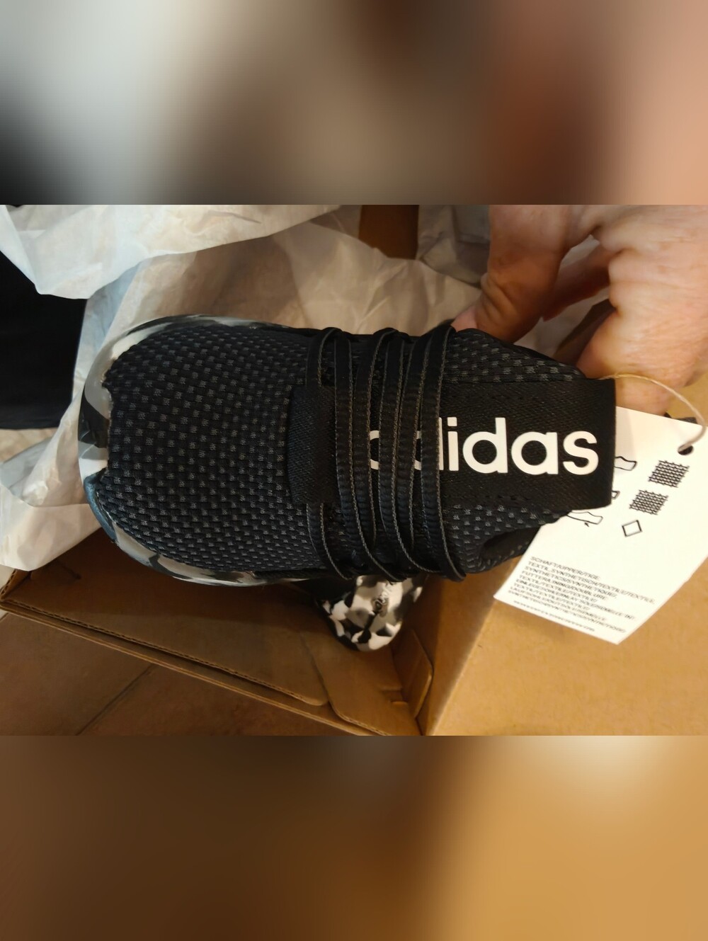 Adidas lite racer adapt 7.01 shoes IH1527 size 5C/5K New in Box